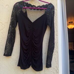 VENUS Black Lace Bodysuit